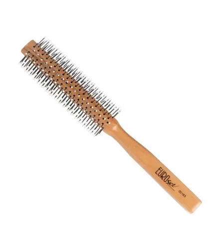 EUROSTIL MADERA CEPILLO DE PELO PUA NYLON BOLA 15MM 1UN