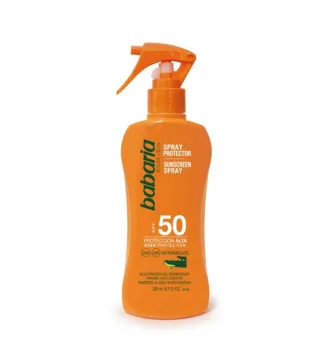 BABARIA ALOE VERA SPRAY SPF50 200ML VAPORIZADOR