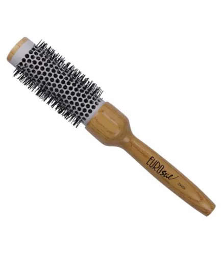 EUROSTIL MANGO MADERA CEPILLO CERAMICO 33MM 1UN