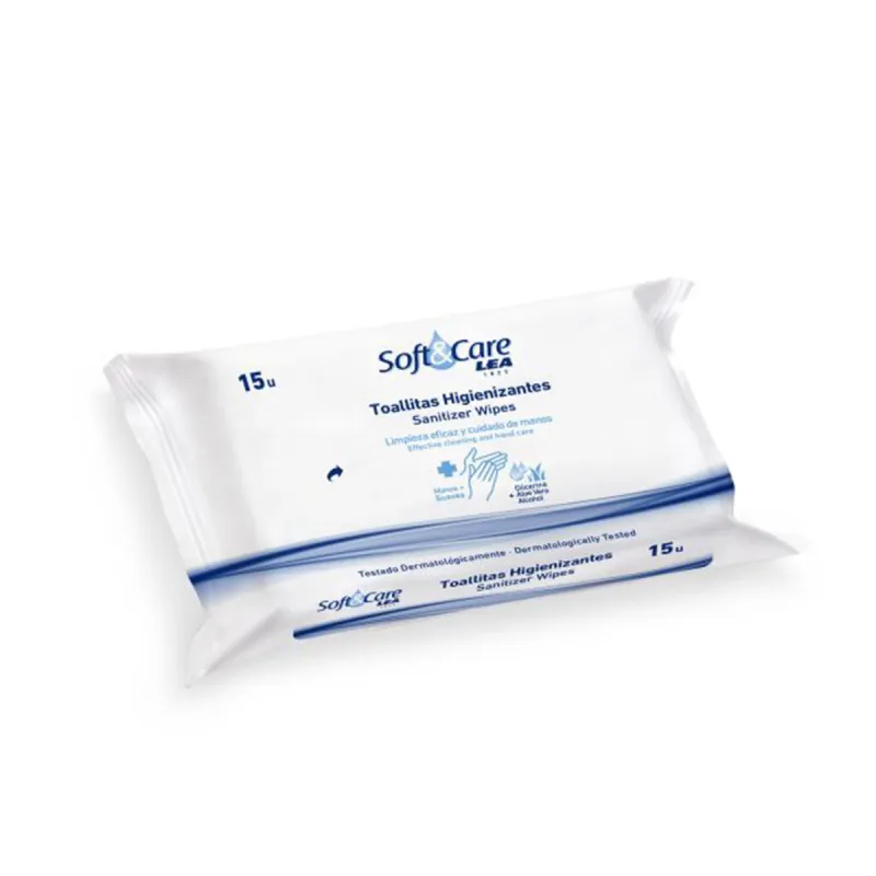 LEA SOFT&CARE TOALLITAS HIGIENICAS PIEL SENSIBLE 15UN