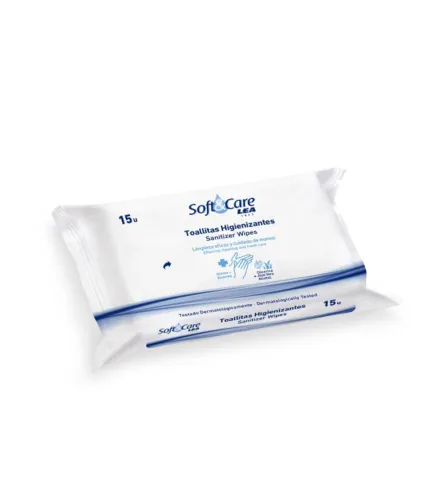 LEA SOFT&CARE TOALLITAS HIGIENICAS PIEL SENSIBLE 15UN