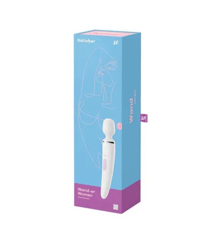 SATISFYER WAND-ER WOMEN MASAJEADOR VIBRADOR BLANCO 1UN