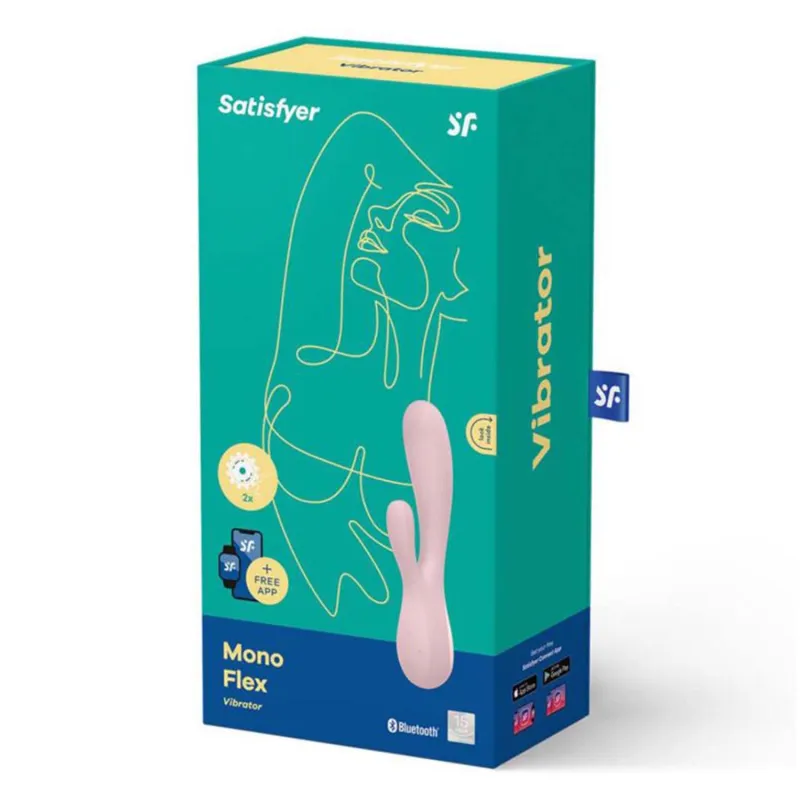 SATISFYER MONO FLEX VIBRADOR CON CON APP Y BLUETOOTH 1UN