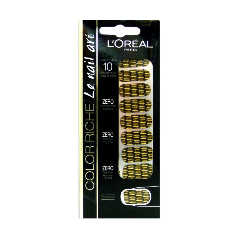 L'OREAL COLOR RICHE LE NAIL ART STICKERS 1UN L'OREAL COLOR RICHE LE NAIL ART STICKERS 1UN