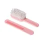 EUROSTIL BEBE CEPILLO SUAVE ROSA 1UN + PEINE 1U.