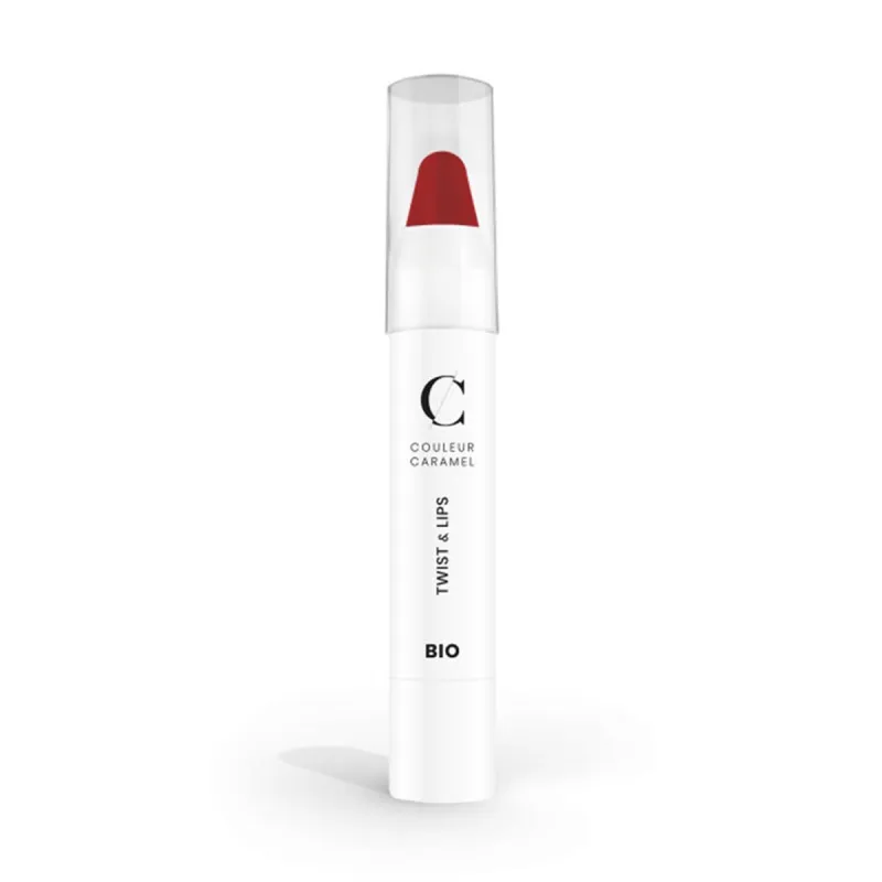 COULEUR CARAMEL TWIST&LIPS BARRA DE LABIOS 407 GLOSSY RED 1UN