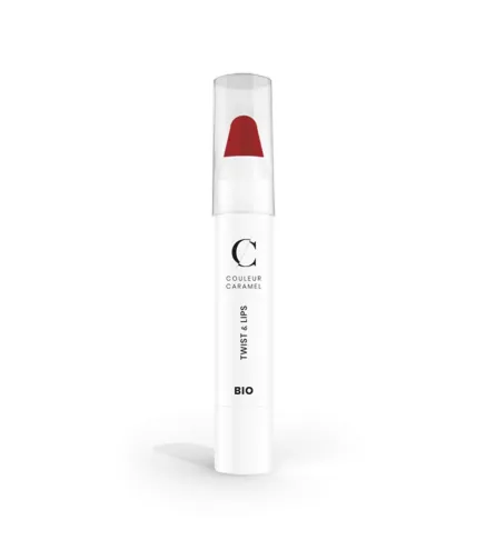 COULEUR CARAMEL TWIST&LIPS BARRA DE LABIOS 407 GLOSSY RED 1UN