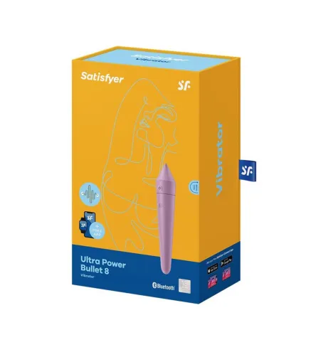 SATISFYER ULTRA POWER BULLET 8 VIBRADOR LILA 1UN