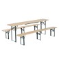 Conjunto de Mesa y 2 Bancos Conjunto de Mesa y 2 Bancos