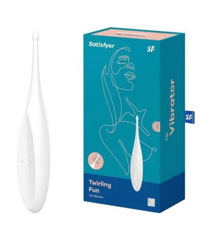 SATISFYER TWIRLING JOY VIBRADOR BLANCO 1UN