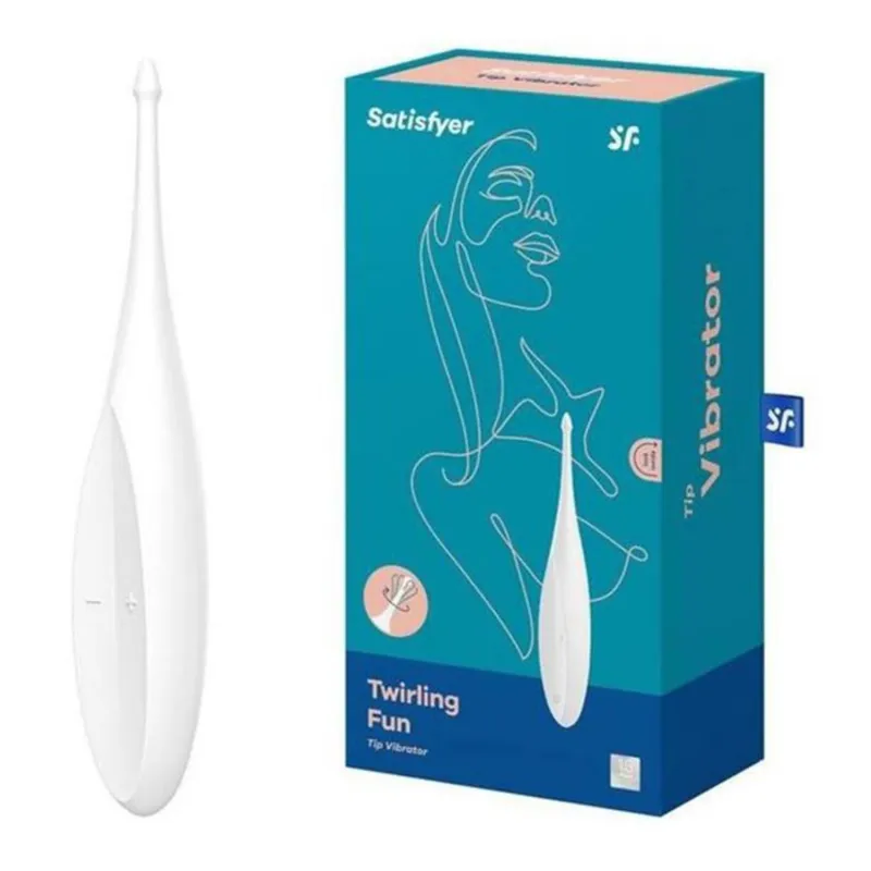SATISFYER TWIRLING DELIGHT VIBRADOR BLANCO 1UN SATISFYER TWIRLING DELIGHT VIBRADOR BLANCO 1UN