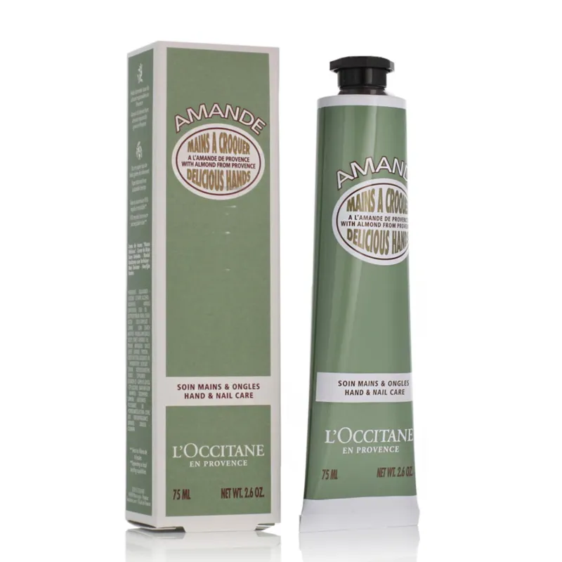 LOCCITANE AMANDE HAND & NAIL CARE WITH ALMOND FROM PROVENCE 75ML