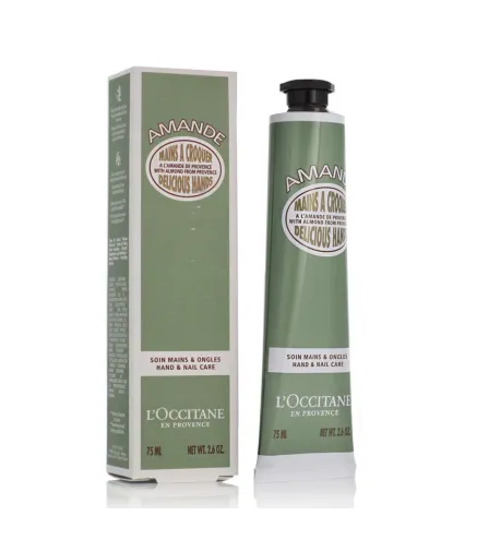 LOCCITANE AMANDE HAND & NAIL CARE WITH ALMOND FROM PROVENCE 75ML