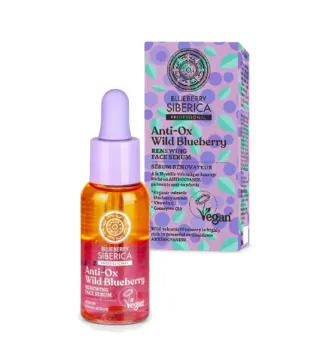 NATURA SIBERICA BLUEBERRY ANTI-OX SERUM FACIAL WILD BLUEBERRY 30ML