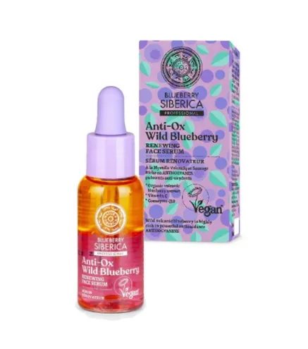NATURA SIBERICA BLUEBERRY ANTI-OX SERUM FACIAL WILD BLUEBERRY 30ML
