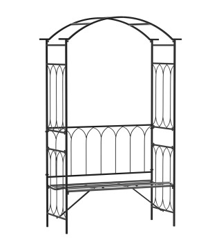 Arco de Jardín con Banco