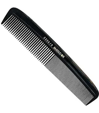 EUROSTIL BATIDOR PEINE NEGRO NEGRO 13 CM 1UN