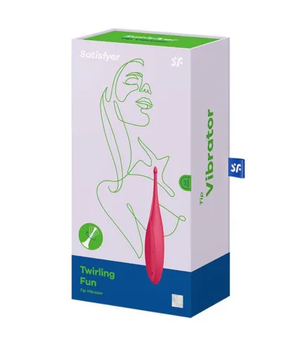 SATISFYER TWIRLING FUN VIBRADOR ROJO AMAPOLA 1UN