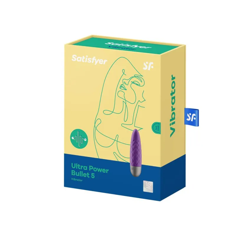 SATISFYER ULTRA POWER BULLET 5 VIBRADOR VIOLET 1UN