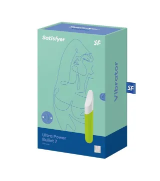 SATISFYER ULTRA POWER BULLET 7 VIBRADOR VERDE 1UN