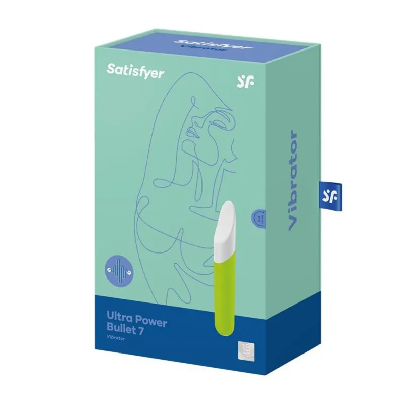 SATISFYER ULTRA POWER BULLET 7 VIBRADOR VERDE 1UN