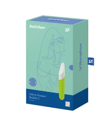 SATISFYER ULTRA POWER BULLET 7 VIBRADOR VERDE 1UN