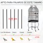 Jaula para Pájaros con Soporte Jaula para Pájaros con Soporte