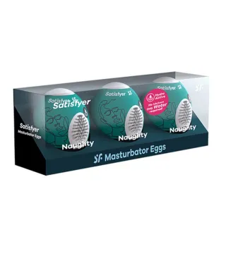 SATISFYER NOUGHTY HUEVOS MASTURBADORES 3 1UN