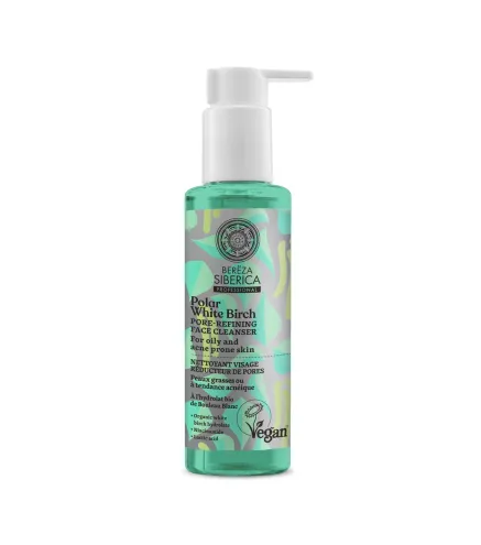 NATURA SIBERICA BEREZA POLAR WHITE BIRCH LIMPIADOR FACIAL 145ML