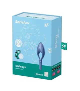SATISFYER BULLSEYE ANILLO VIBRADOR AZUL 1UN