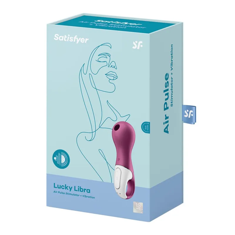 SATISFYER LUCKY LIBRA SUCCIONADOR BERRY 1UN