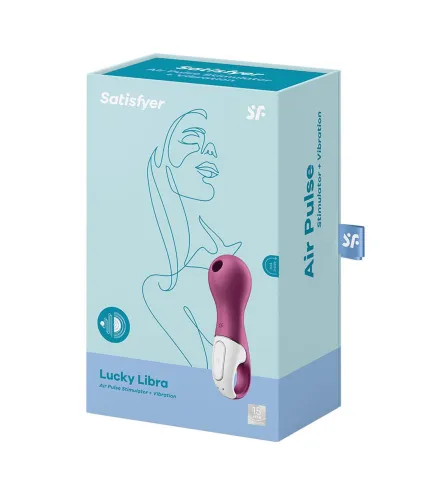 SATISFYER LUCKY LIBRA SUCCIONADOR BERRY 1UN