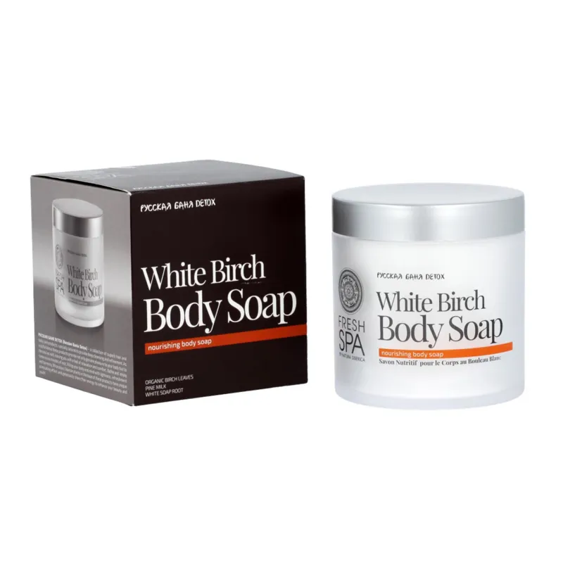 NATURA SIBERICA FRESH SPA WHITE BIRCH BODY SOAP 400ML