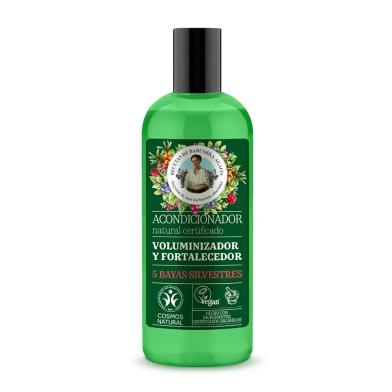 GREEN AGAFIA 5 BAYAS SILVESTRES ACONDICIONADOR VOLUMINIZADOR NATURAL 260ML GREEN AGAFIA 5 BAYAS SILVESTRES ACONDICIONADOR VOLUMINIZADOR NATURAL 260ML