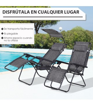 Tumbona Plegable