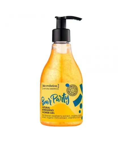 NATURA SIBERICA SKIN EVOLUTION GEL DE BAÑO REFRESCANTE BEAR PARTY 260ML
