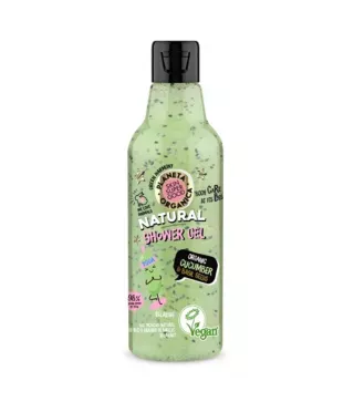 NATURA SIBERICA SKIN SUPER GOOD NATURAL GEL DE BAÑO DE PEPINO ORGÁNICO Y SEMILLAS DE ALBAHACA 250ML