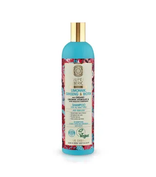 NATURA SIBERICA SCHIZANDRA GINSENG Y BIOTINA CHAMPU PROFESIONAL 400ML