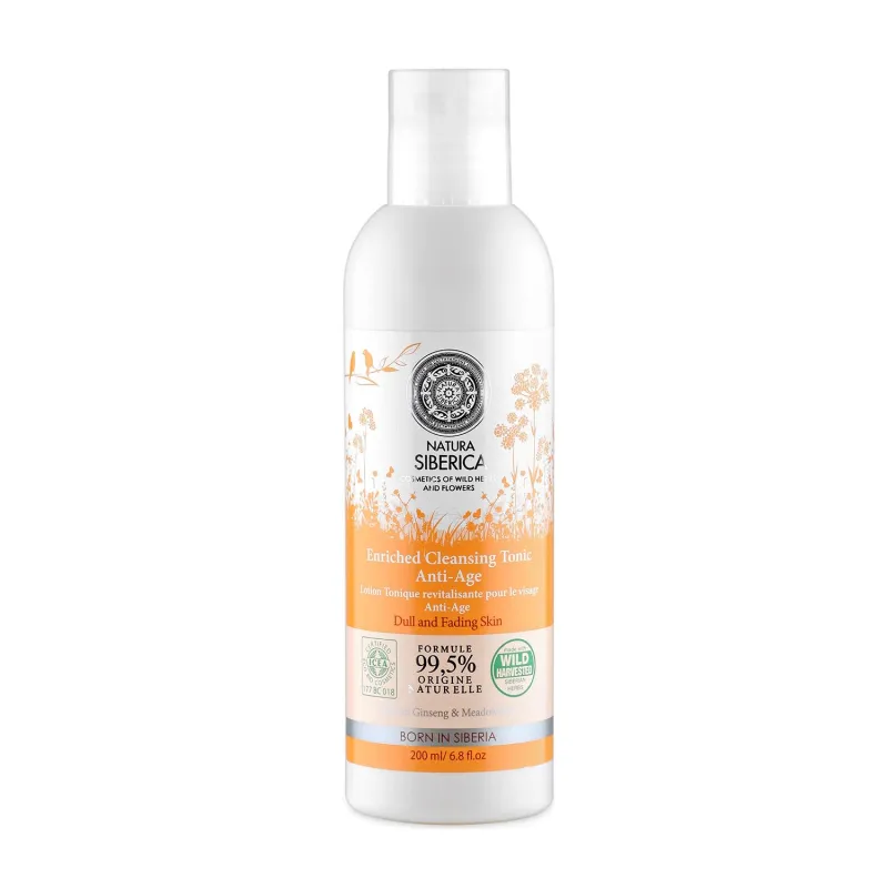 NATURA SIBERICA PIEL CANSADA Y APAGADA TONICO FACIAL ANTIEDAD 200ML