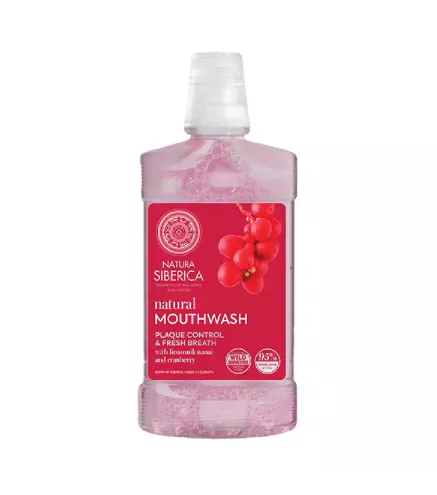 NATURA SIBERICA NATURAL COLUTORIO ARANDONOS ROJOS 520ML