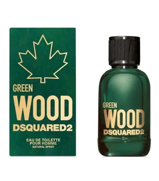 DSQUARED GREEN WOOD DSQUARED2 EAU DE TOILETTE POUR HOMME 50ML VAPORIZADOR