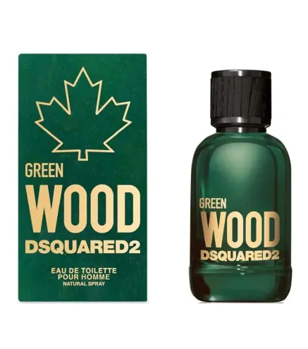 DSQUARED GREEN WOOD DSQUARED2 EAU DE TOILETTE POUR HOMME 50ML VAPORIZADOR