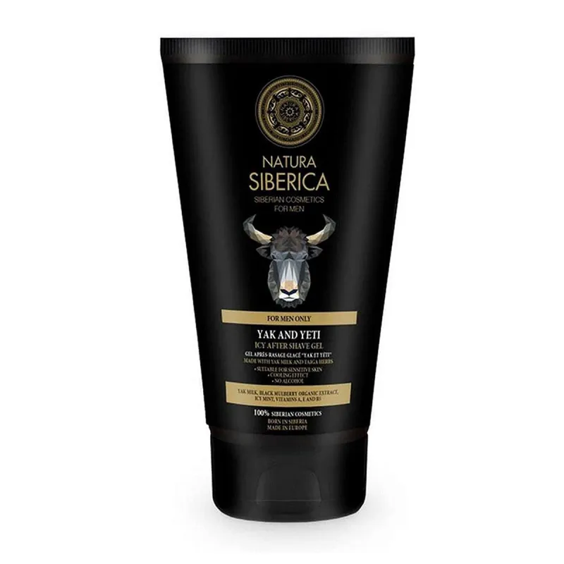 "NATURA SIBERICA GEL GLACIAL PARA DESPUÉS DEL AFEITADO ""YAK Y YETI"""