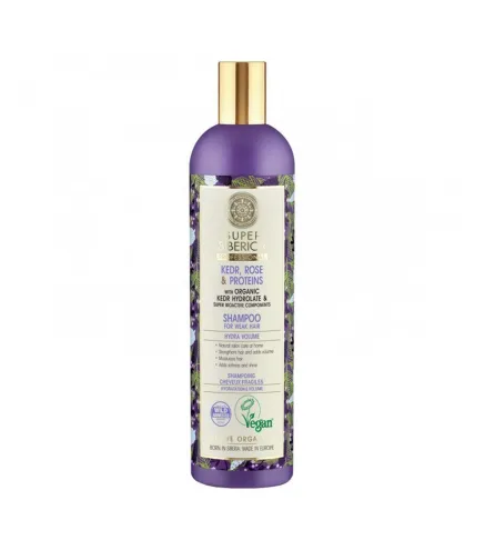 NATURA SIBERICA PINO ROSA Y PROTEINAS CHAMPU PROFESIONAL CABELLO DEBIL 400ML