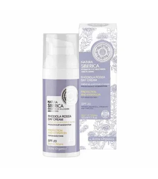 NATURA SIBERICA PROTECCION E HIDRATACION CREMA DE DIA PIEL SENSIBLE 50ML