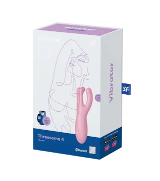 SATISFYER THREESOME 4 VIBRADOR ROSA 1UN