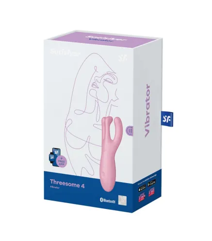 SATISFYER THREESOME 4 VIBRADOR ROSA 1UN