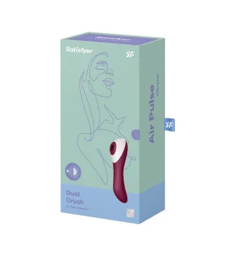 SATISFYER DUAL CRUSH VIBRADOR DE AIRE 1UN