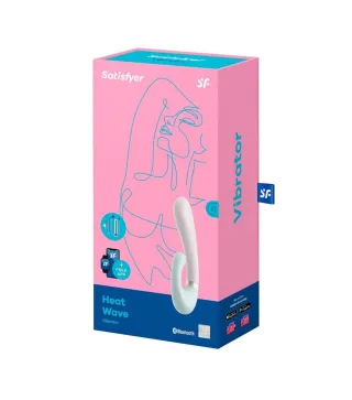 SATISFYER HEAT WAVE VIBRADOR VERDE CON APP 1UN