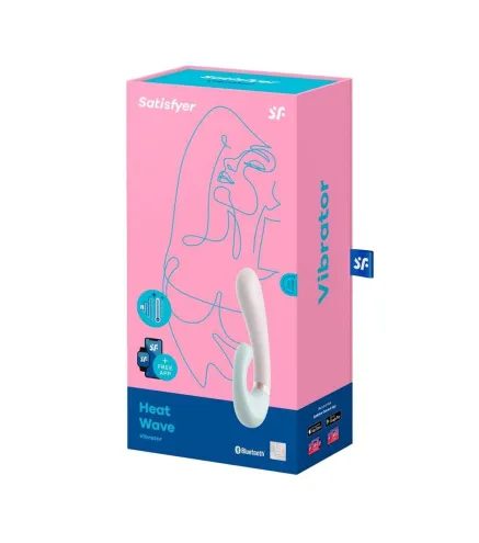 SATISFYER HEAT WAVE VIBRADOR VERDE CON APP 1UN